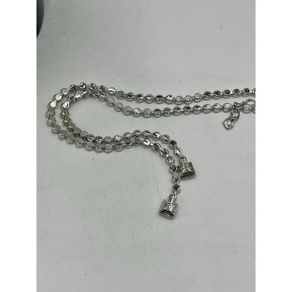 Authentic Swarovski Crystal Y
Necklace Silver Tone Drop Lariat Statement Jewelry - Picture 11 of 14